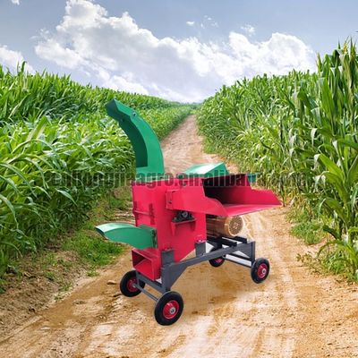 quality  Factory Home Use Grass Forage Chopper Chaff Cutter And Grinder Machine For Animal Feed factory
