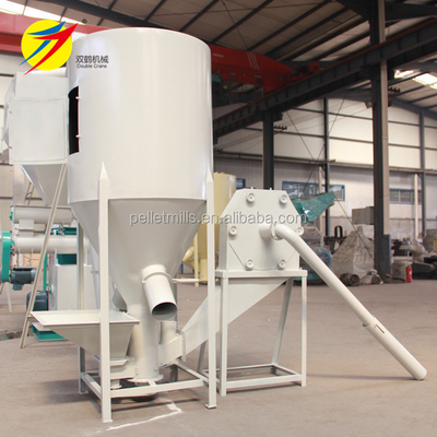 1000kg/h Powder and Blender Maize Crusher Mixer Machine Animal Feed Crusher Small Capacity Hammer Mill