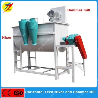 Powder 500 Kg Per Hour Poultry, Pig, Chicken, Dairy Feed Mixer And Grinder Machine