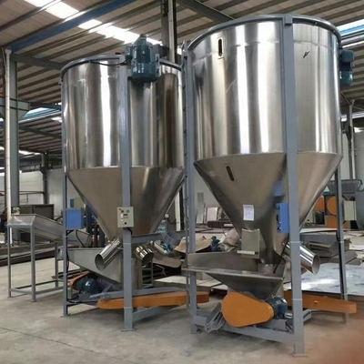 Low Power Vertical Plastic Consumption Vertical Plastic Mixer 500-15000kg Powder Mixer